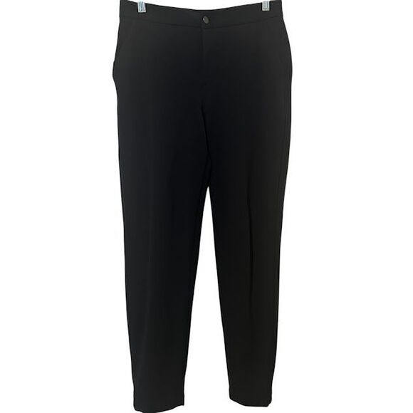 Lemon Pants - Lululemon Black City Trek Stretch Performance Slim Leg Trouser Pants Womens 6